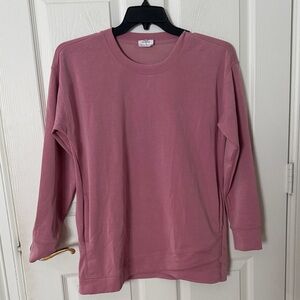 Mauve Crewneck Pullover Sweatshirt sage size small oversized super soft material